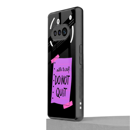 No Not Quit nothing phone 3a mobile cover | shockproof glass phone case