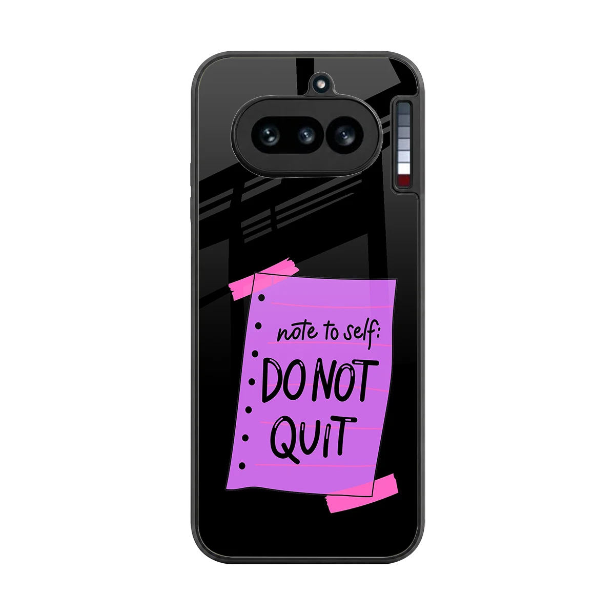 No Not Quit back phone cover | glass case for nothing phone 4a