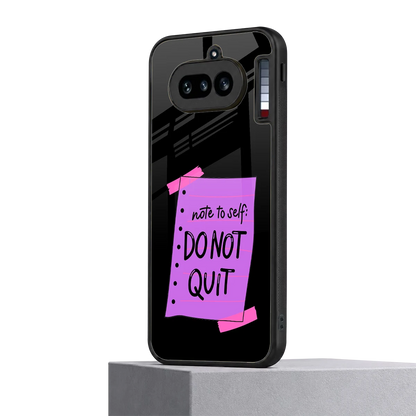 No Not Quit nothing phone 4a mobile cover | shockproof glass phone case