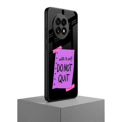 No Not Quit oneplus 13r mobile cover | shockproof glass phone case