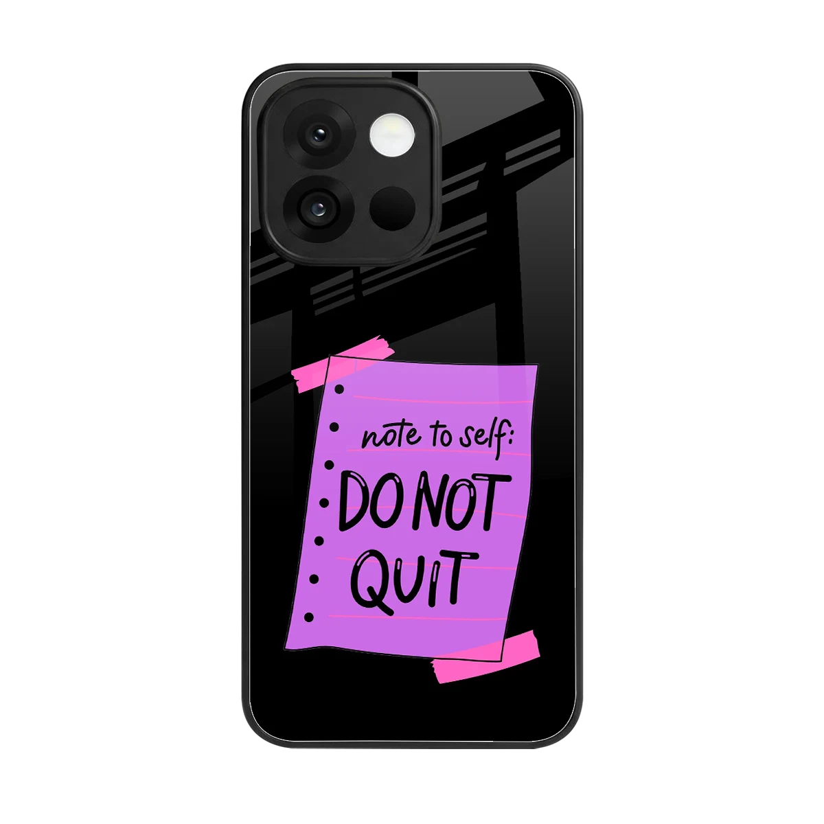 No Not Quit back phone cover | glass case for oneplus 13s
