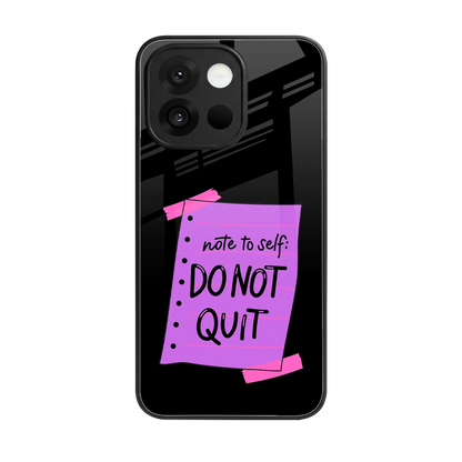 No Not Quit back phone cover | glass case for oneplus 13s