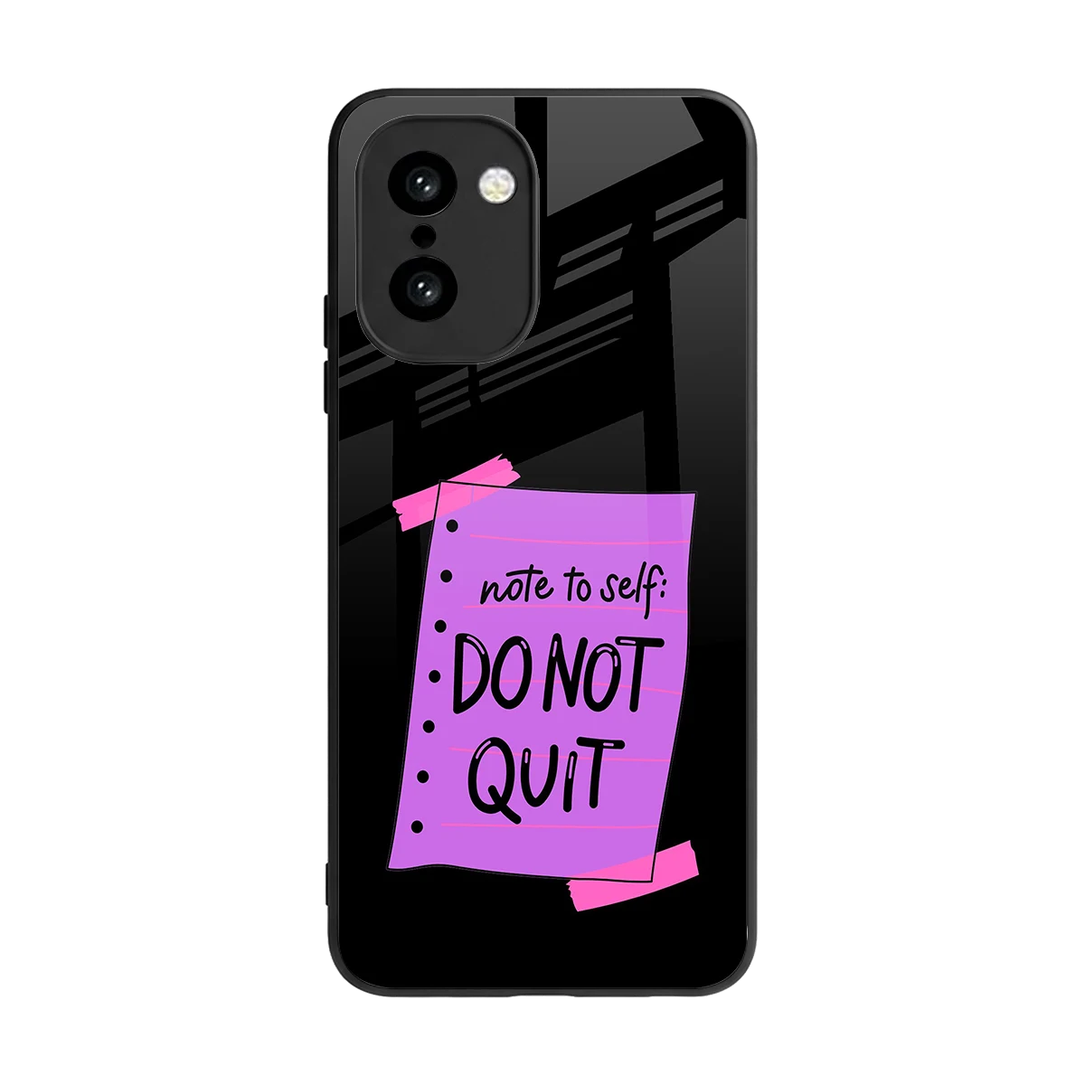 No Not Quit back phone cover | glass case for oneplus 15r