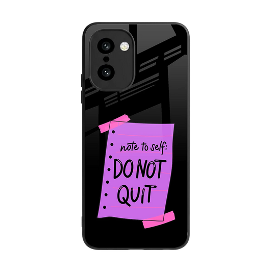 No Not Quit back phone cover | glass case for oneplus 15r