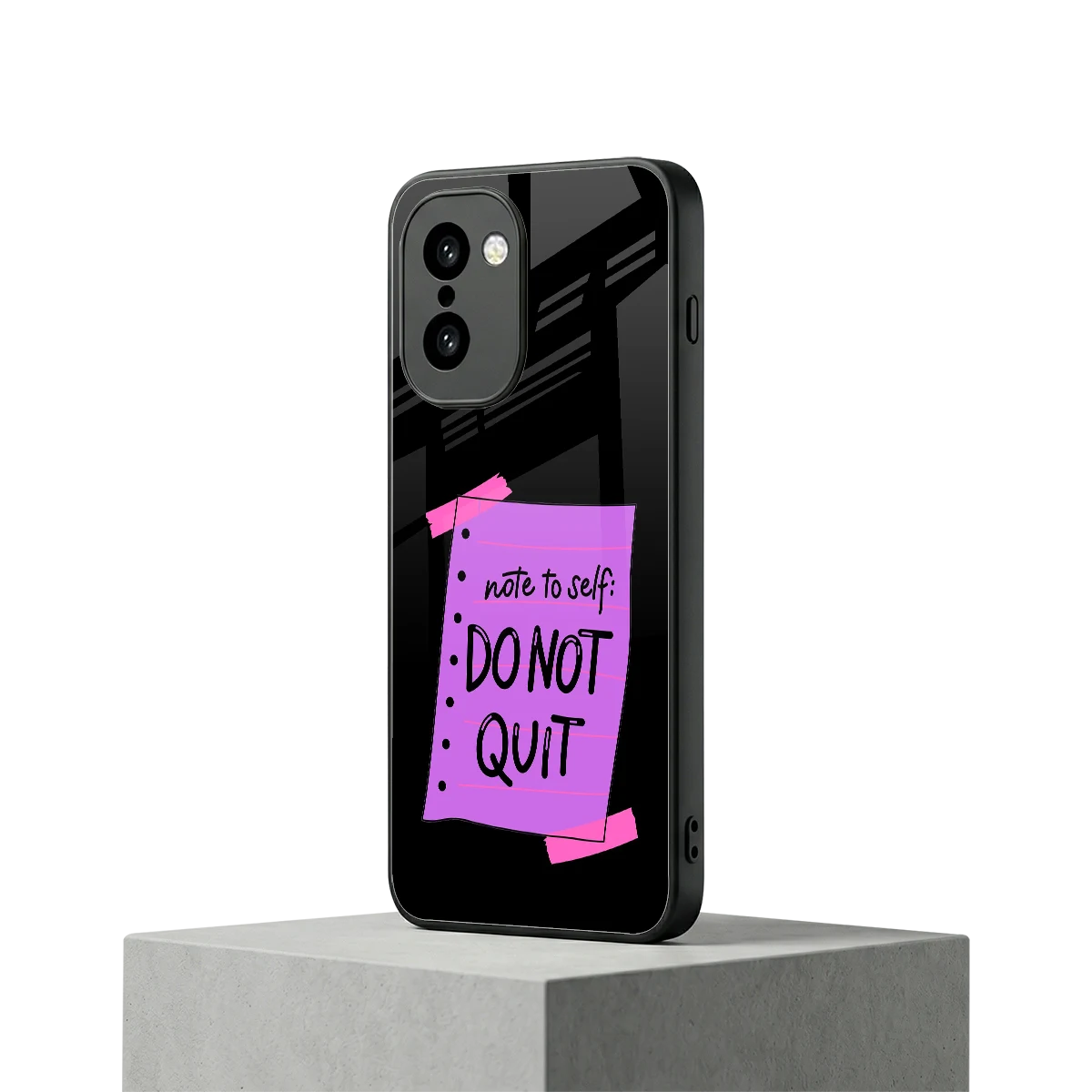 No Not Quit oneplus 15r mobile cover | shockproof glass phone case