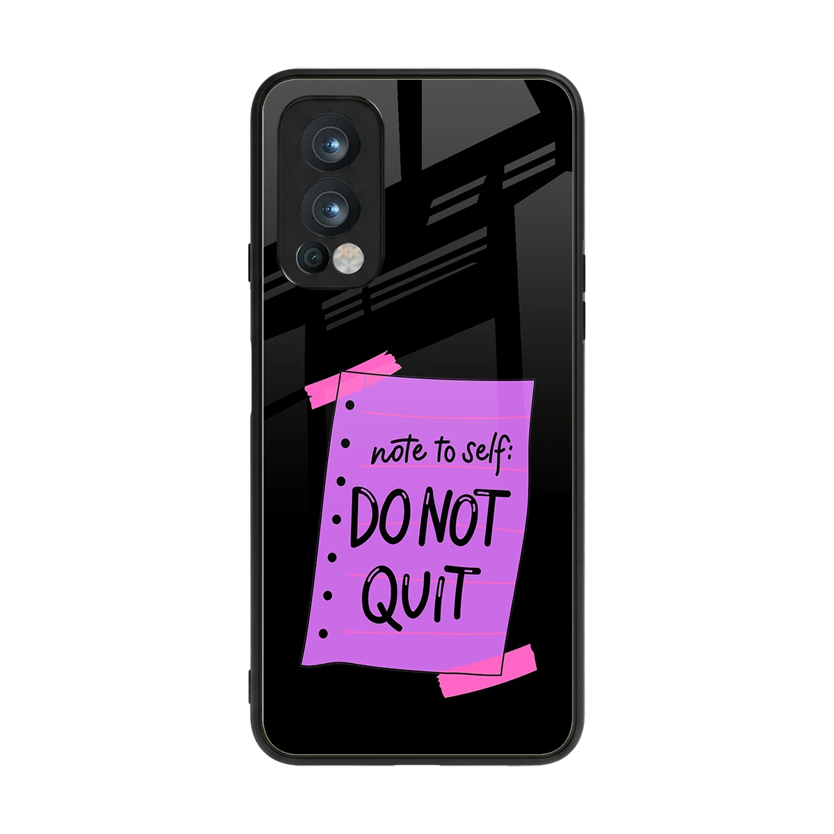 No Not Quit back phone cover | glass case for oneplus nord 2