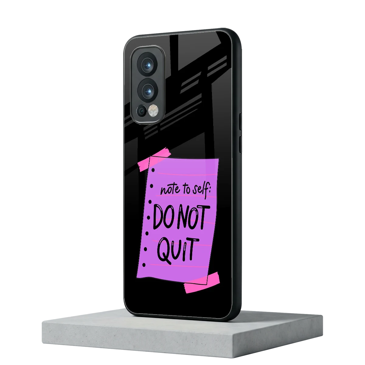 No Not Quit oneplus nord 2 mobile cover | shockproof glass phone case