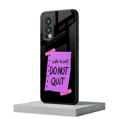 No Not Quit oneplus nord 2 mobile cover | shockproof glass phone case
