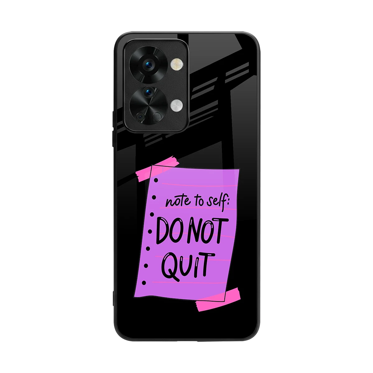 No Not Quit back phone cover | glass case for oneplus nord 2t