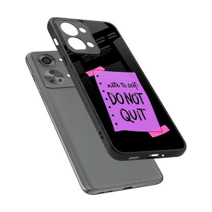 No Not Quit sleek oneplus nord 2t cover with tempered glass back and TPU edges