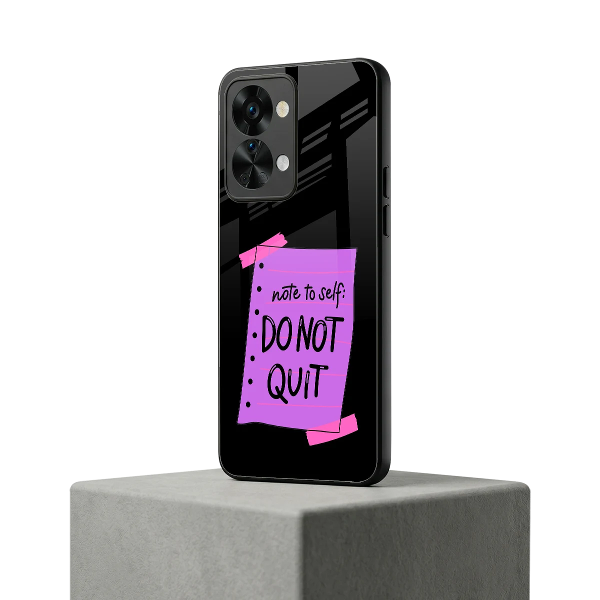 No Not Quit oneplus nord 2t mobile cover | shockproof glass phone case