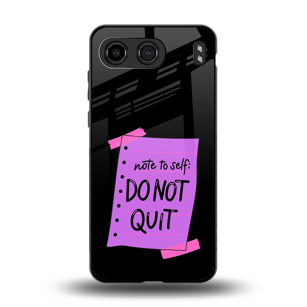 No Not Quit back phone cover | glass case for oneplus nord 4