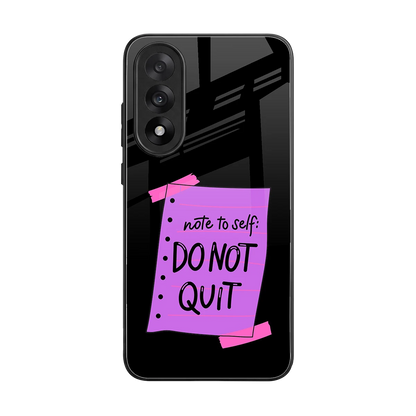 No Not Quit back phone cover | glass case for oneplus nord 5