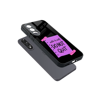No Not Quit sleek oneplus nord 5 cover with tempered glass back and TPU edges