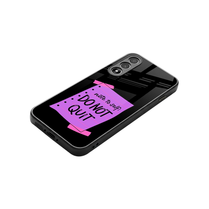 No Not Quit stylish phone case for oneplus nord 5 | glossy glass and slim fit