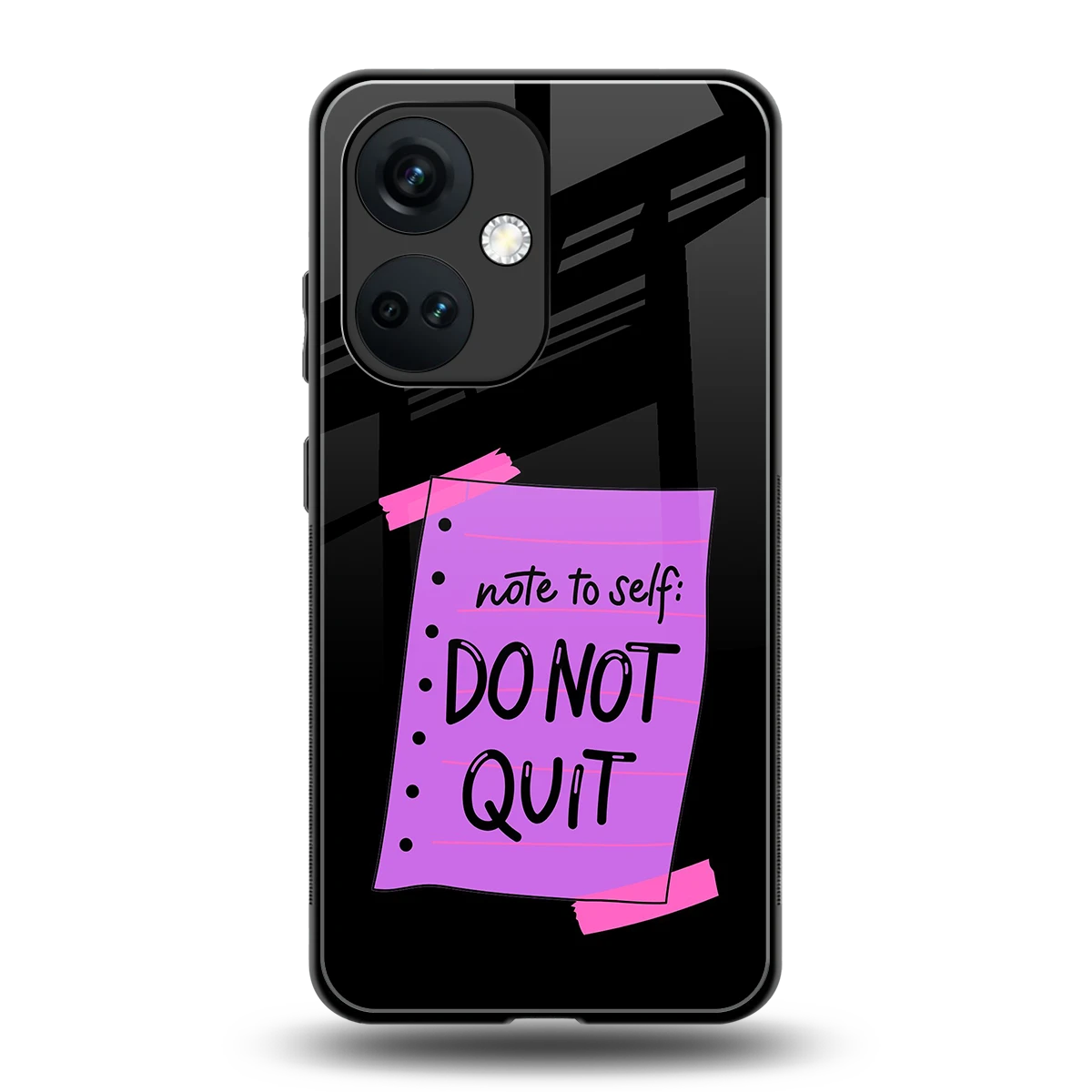 No Not Quit back phone cover | glass case for oneplus nord ce 3