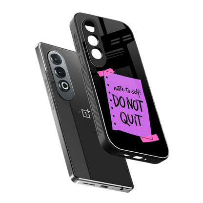 No Not Quit sleek oneplus nord ce 4 cover with tempered glass back and TPU edges
