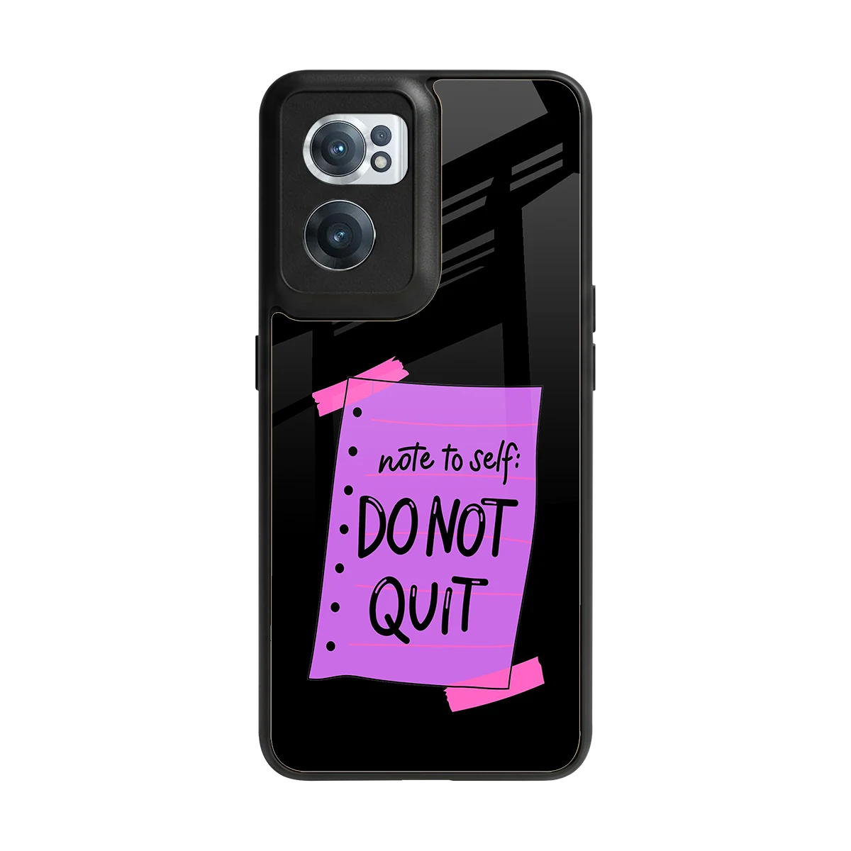No Not Quit back phone cover | glass case for oneplus nord ce 2
