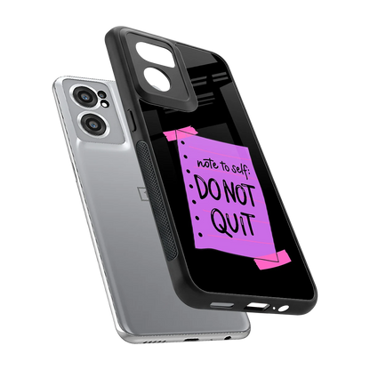 No Not Quit sleek oneplus nord ce 2 cover with tempered glass back and TPU edges