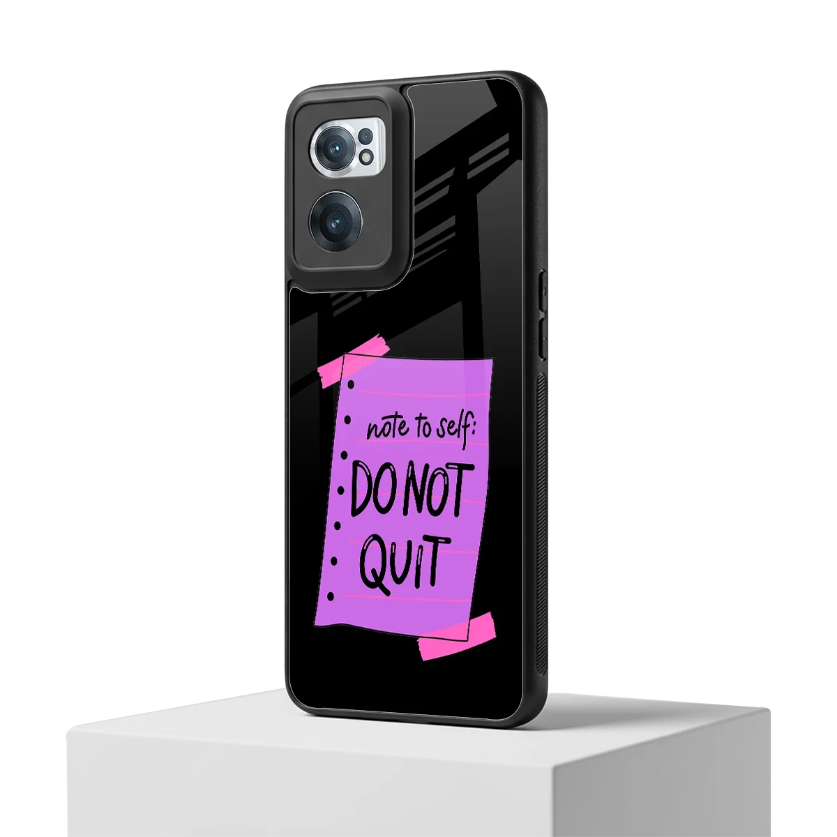 No Not Quit oneplus nord ce 2 mobile cover | shockproof glass phone case