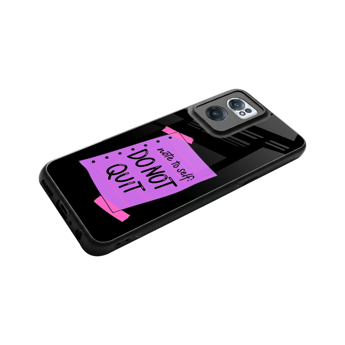 No Not Quit stylish phone case for oneplus nord ce 2 | glossy glass and slim fit