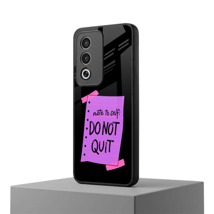 No Not Quit oppo a3 pro mobile cover | shockproof glass phone case