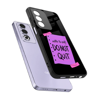No Not Quit sleek oppo a3 pro cover with tempered glass back and TPU edges