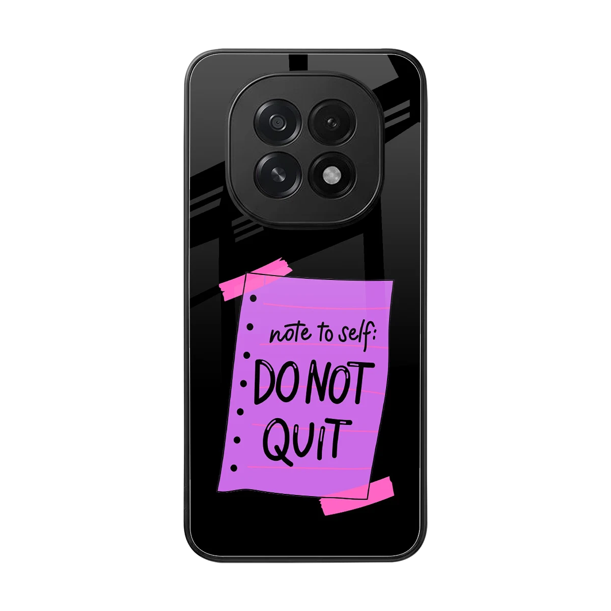No Not Quit back phone cover | glass case for oppo f29 5g