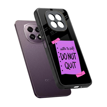 No Not Quit sleek oppo f29 5g cover with tempered glass back and TPU edges
