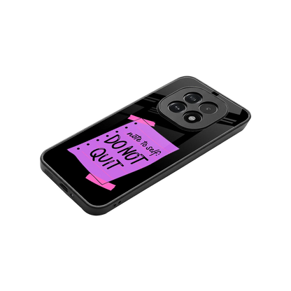 No Not Quit stylish phone case for oppo f29 5g | glossy glass and slim fit