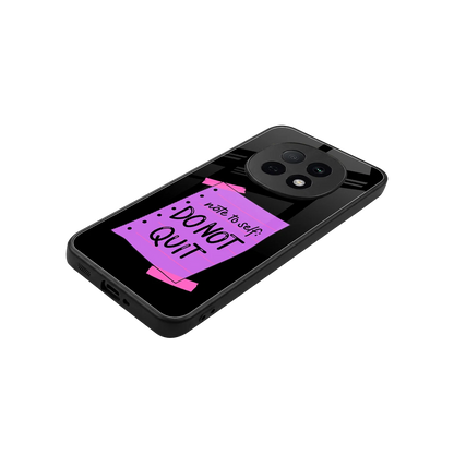 No Not Quit stylish phone case for oppo f29 pro 5g | glossy glass and slim fit