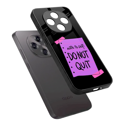 No Not Quit sleek oppo f31 pro 5g cover with tempered glass back and TPU edges