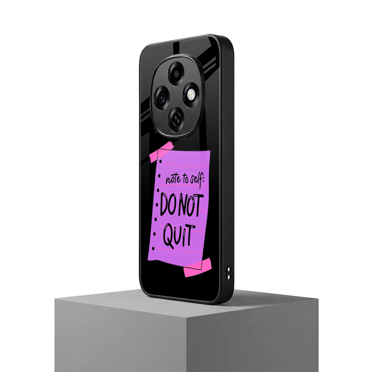 No Not Quit oppo f31 pro 5g mobile cover | shockproof glass phone case