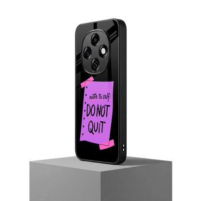No Not Quit oppo f31 pro 5g mobile cover | shockproof glass phone case