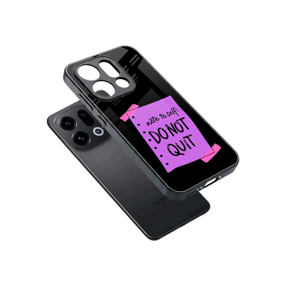 No Not Quit sleek oppo find x9 cover with tempered glass back and TPU edges