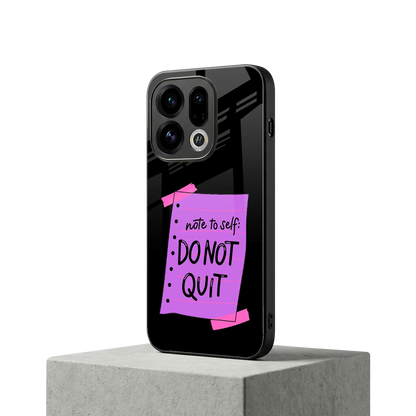No Not Quit oppo find x9 mobile cover | shockproof glass phone case