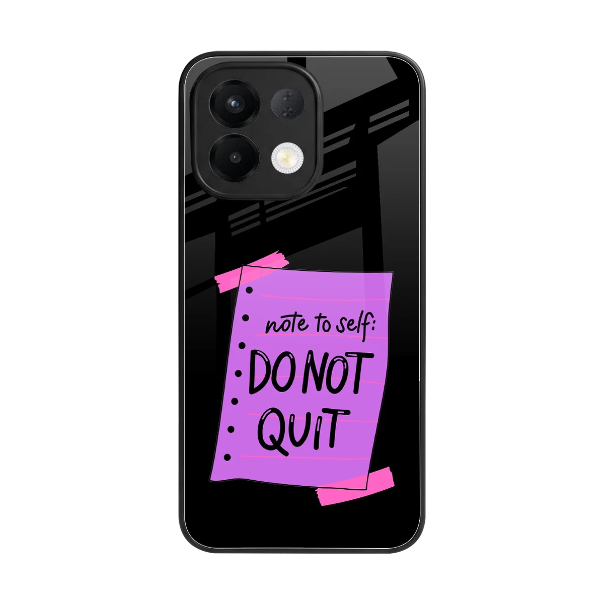 No Not Quit back phone cover | glass case for oppo k13 5g