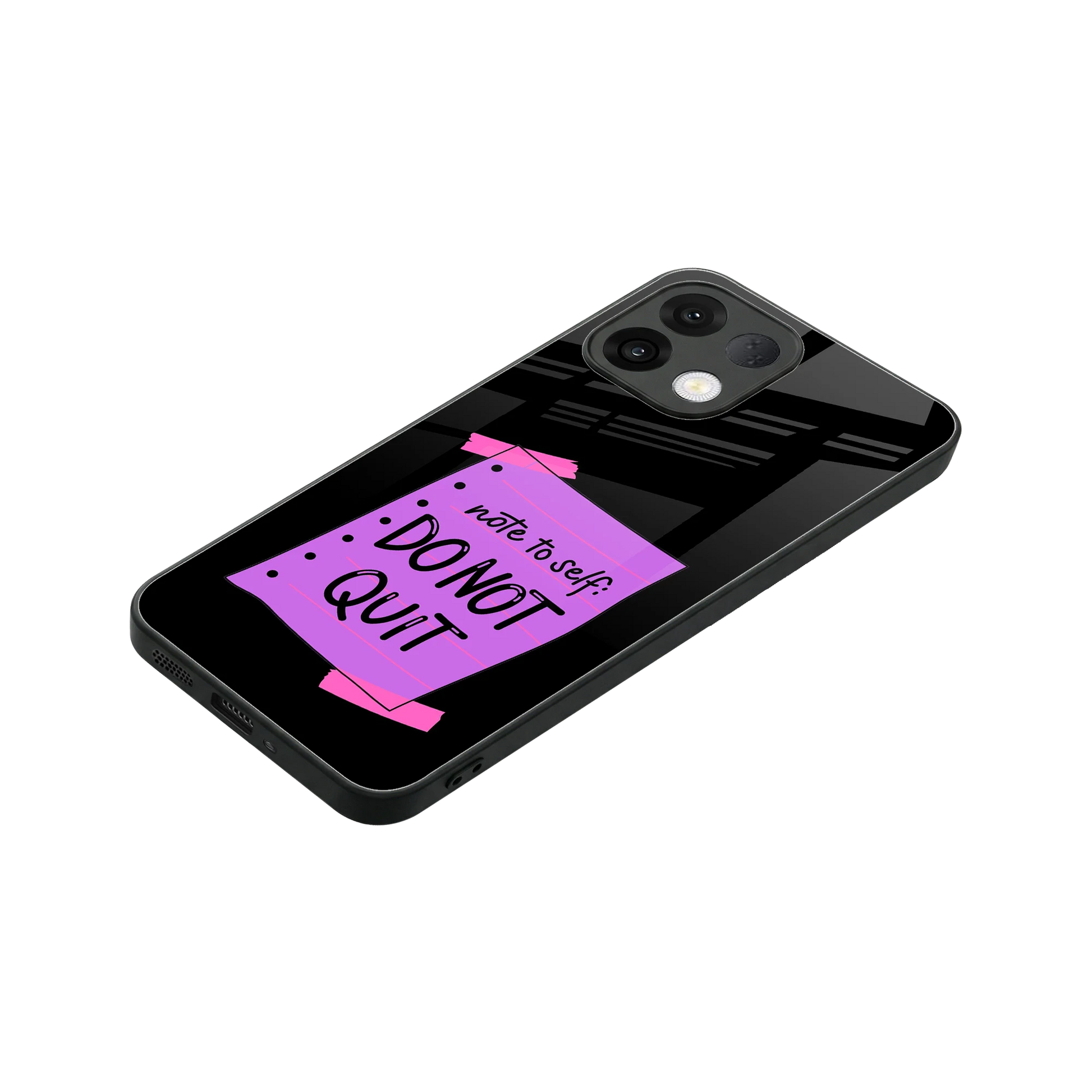 No Not Quit stylish phone case for oppo k13 5g | glossy glass and slim fit