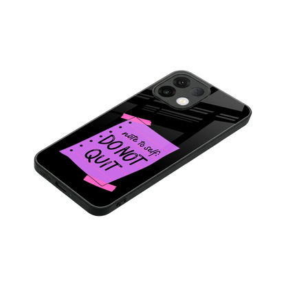No Not Quit stylish phone case for oppo k13 5g | glossy glass and slim fit