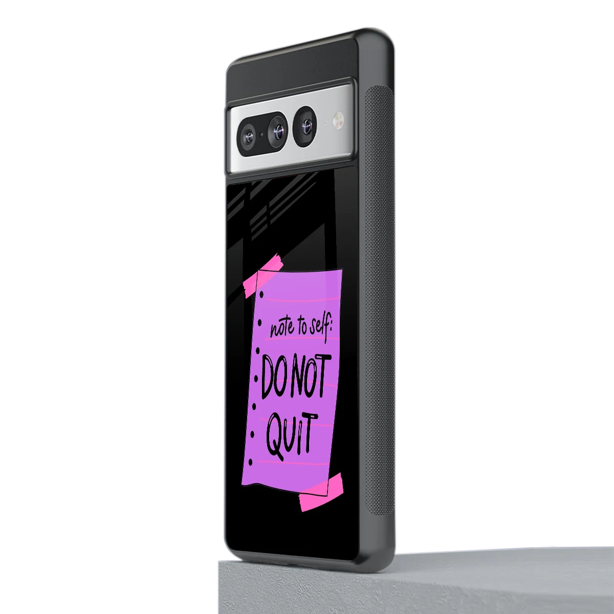 No Not Quit stylish phone case for google pixel 7 pro | glossy glass and slim fit