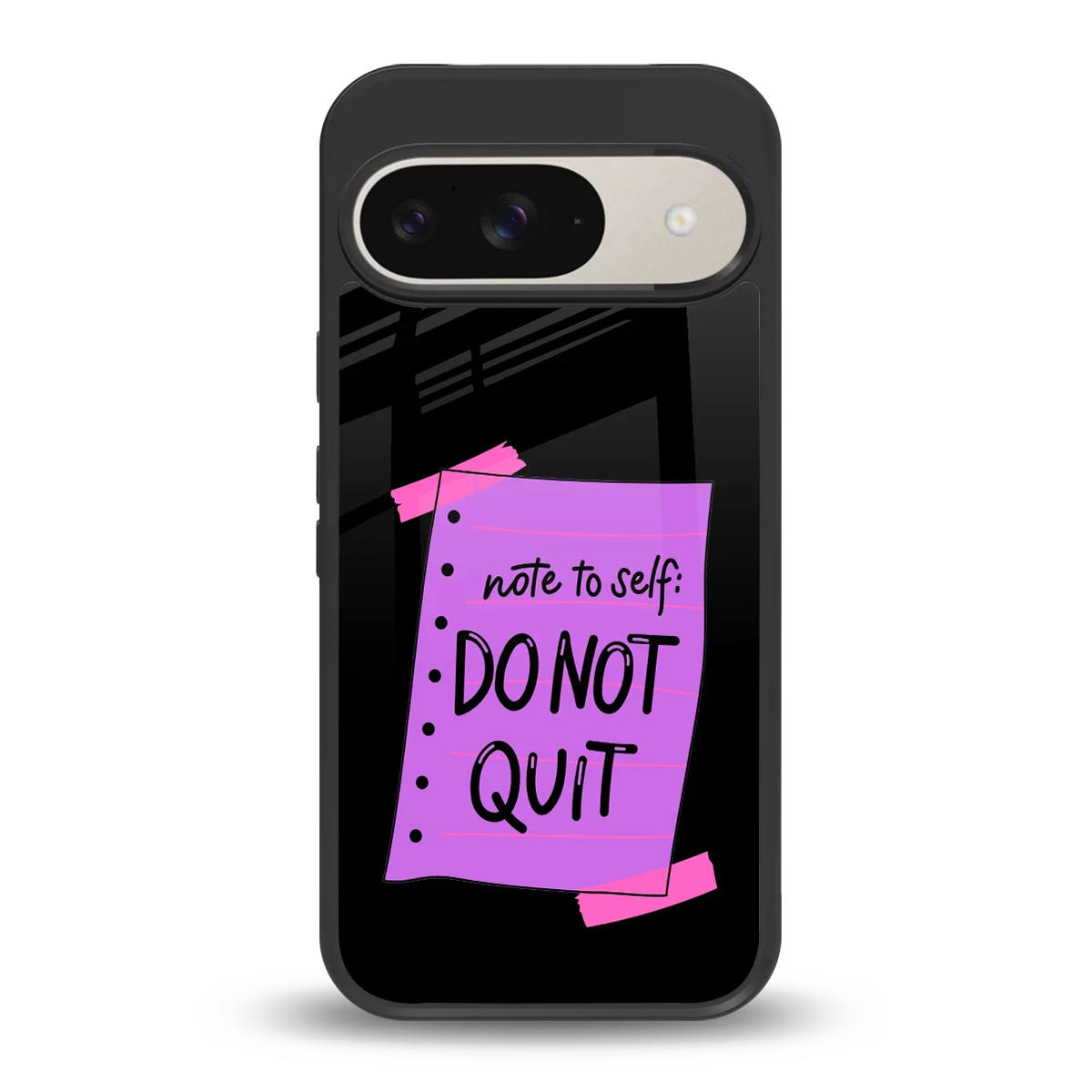 No Not Quit back phone cover | glass case for google pixel 9