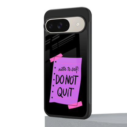 No Not Quit google pixel 9 mobile cover | shockproof glass phone case