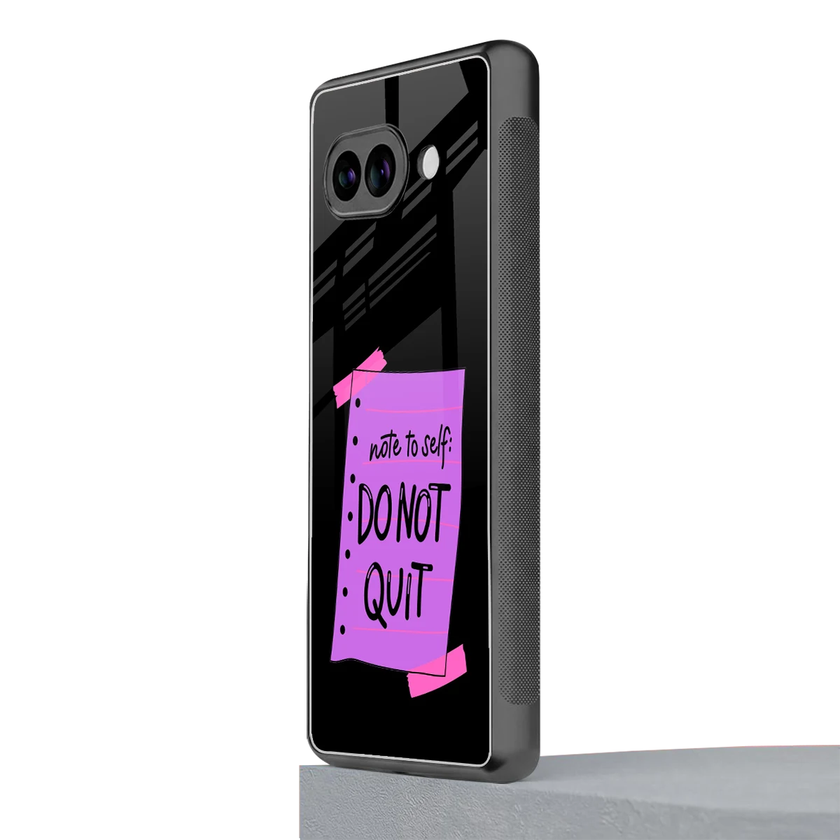 No Not Quit google pixel 9a mobile cover | shockproof glass phone case