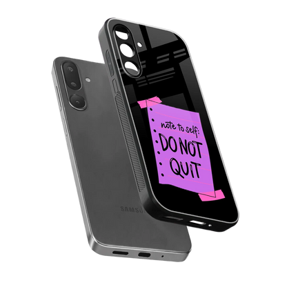 No Not Quit sleek samsung galaxy m56 5g cover with tempered glass back and TPU edges