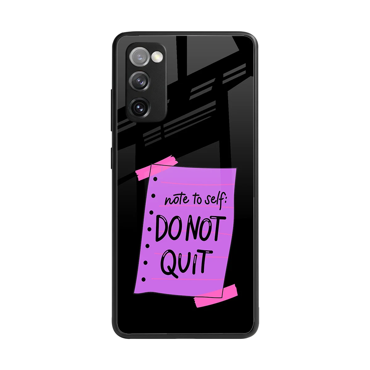 No Not Quit back phone cover | glass case for samsung galaxy s20 fe