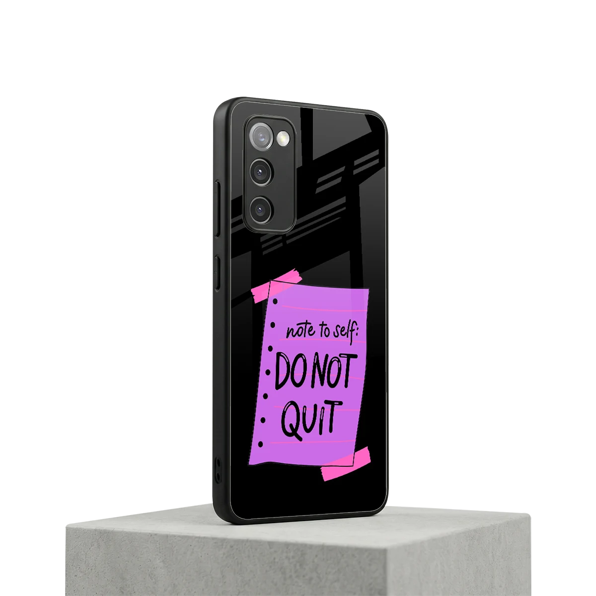 No Not Quit samsung galaxy s20 fe mobile cover | shockproof glass phone case