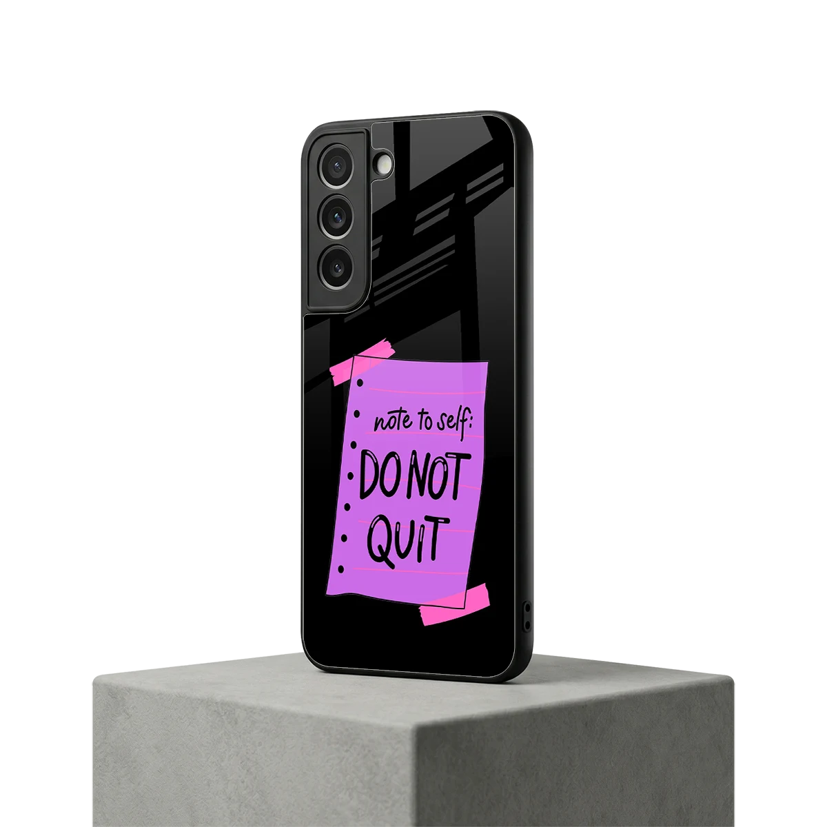 No Not Quit samsung galaxy s22 mobile cover | shockproof glass phone case