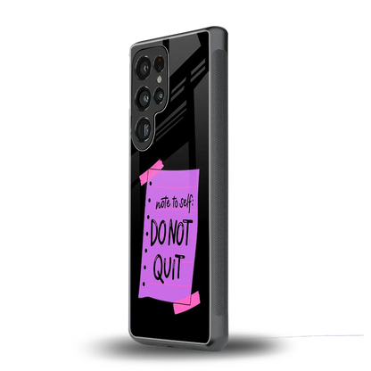 No Not Quit samsung galaxy s25 ultra mobile cover | shockproof glass phone case