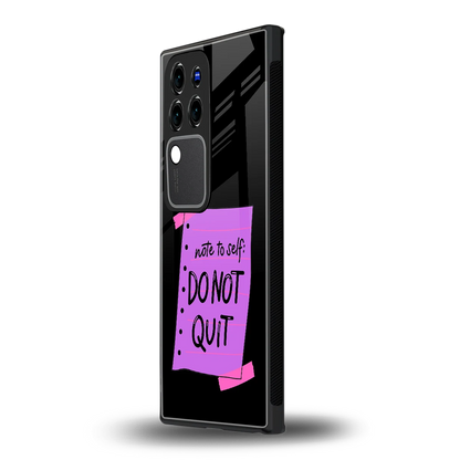 No Not Quitvivo v30 pro mobile cover | shockproof glass phone case