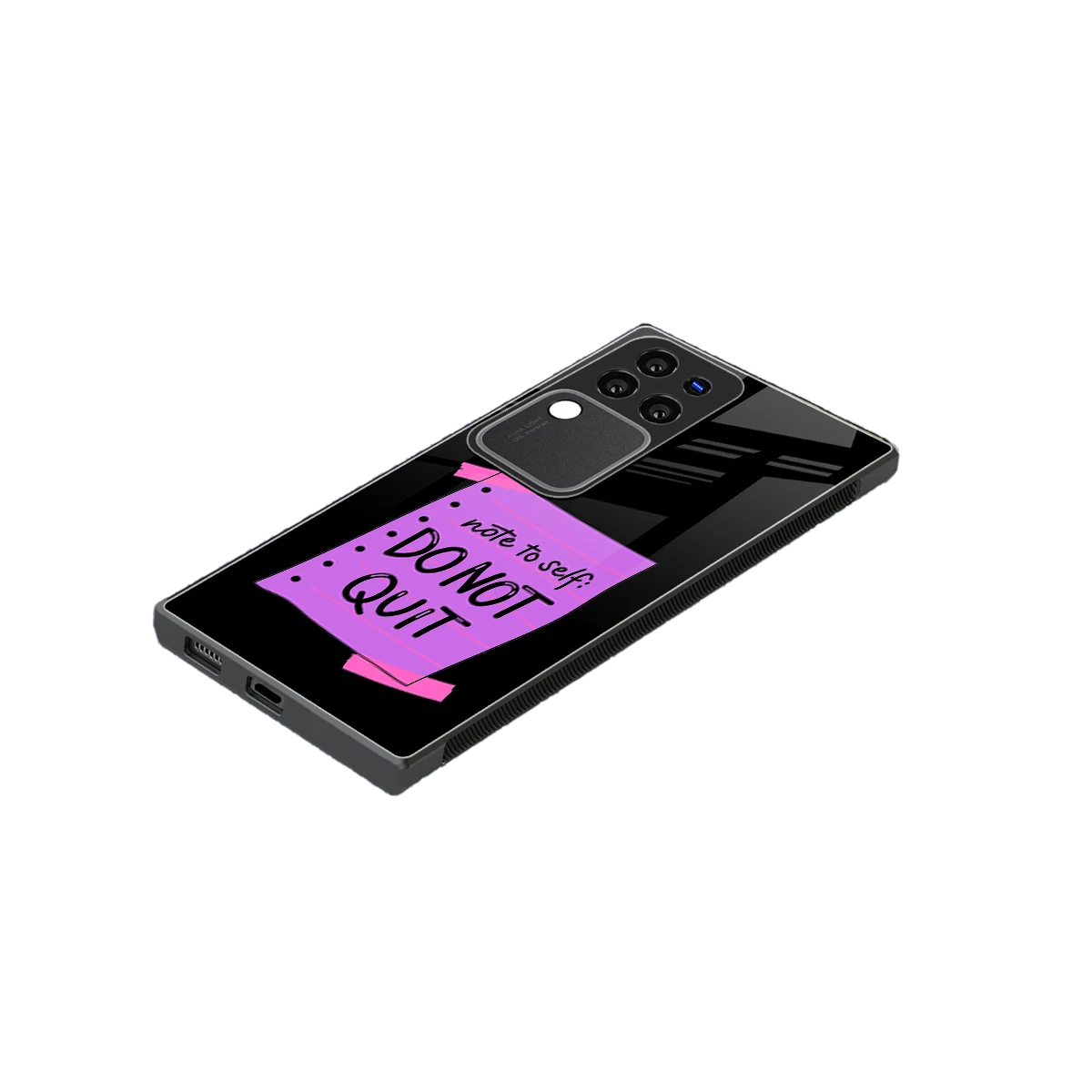 No Not Quit stylish phone case forvivo v30 pro | glossy glass and slim fit